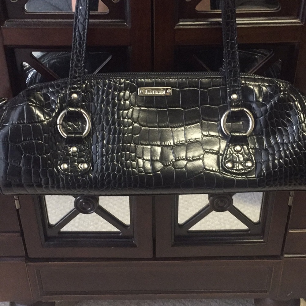 Ralph Lauren “croc look” handbag
